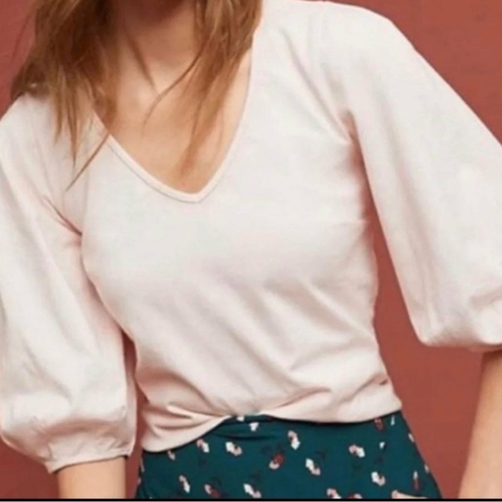 Anthropology Velvet Elegant Pink Women's Top